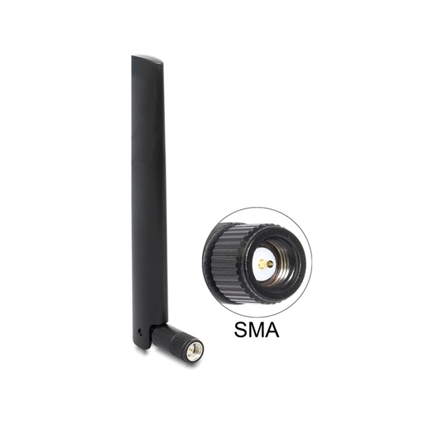 Delock 88970 SMA -0.8 - 3.0dBi hajlítható omnidirectional 50db-os LTE antenna csomag