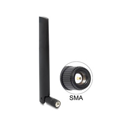Delock 88970 SMA -0.8 - 3.0dBi hajlítható omnidirectional 50db-os LTE antenna csomag