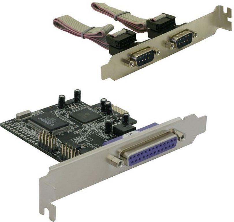 Delock 89129 2x soros/1x párhuzamos PCI Express kártya