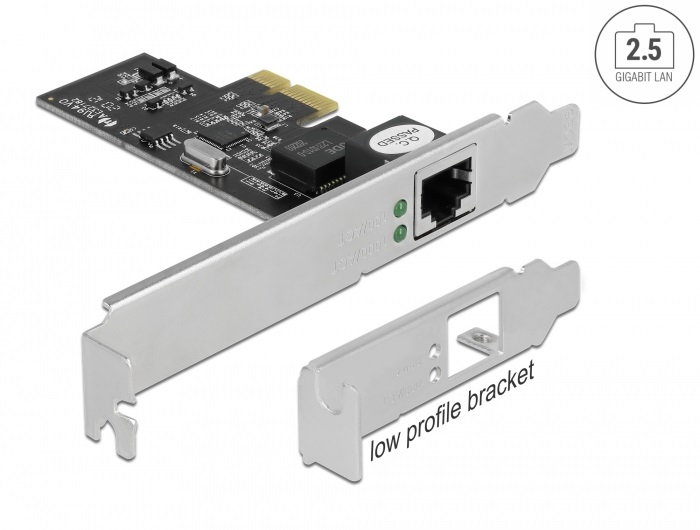 Delock 89598 2,5Gbps Gigabit LAN PCI Express x1 hálózati kártya