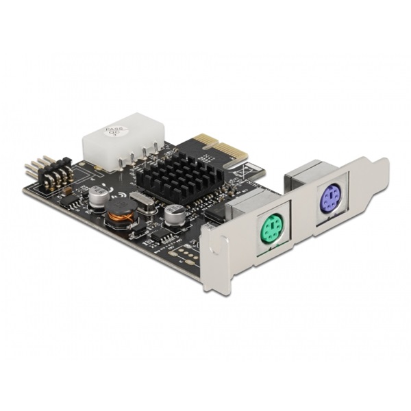Delock 90049 2xPS/2 + 1x belső 9 tűs USB low profile PCI Express x1 kártya