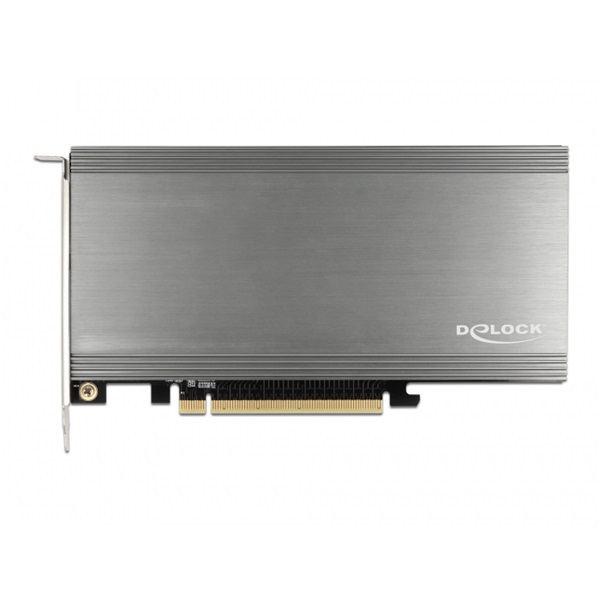 Delock 90050 4xNVMe M.2 M-key aktív hűtésű PCI Expresz x16 kártya