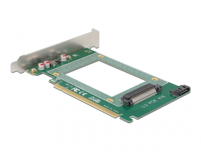 Delock 90051 1xbelső U.2 NVMe SFF-8639 PCI Express x16 kártya