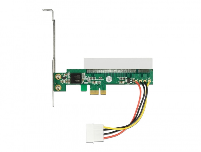 Delock 90063 1xPCI 32 Bit 5V PEX8112-AA66BI chipsetes PCI Express x1 kártya