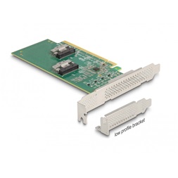 Delock 90077 4xSFF-8639 NVMe elágazó kábellel PCI Express 4.0 x16 kártya