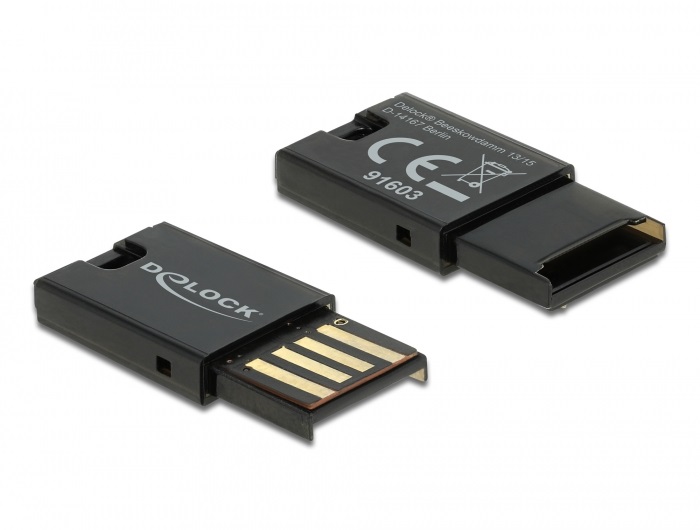 Delock 91603 Micro SD memóriakártyákhoz USB 2.0 kártyaolvasó