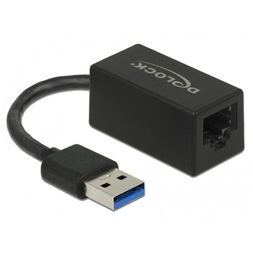 Delock 66039 Adapter SuperSpeed USB (USB 3.2 Gen 1) USB A-típusú > Gigabit LAN 10/100/1000