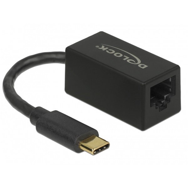 Delock 66043 Adapter SuperSpeed USB (USB 3.2 Gen 1) USB Type-C  > Gigabit LAN 10/100/1000