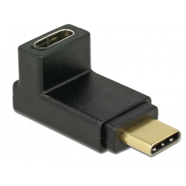 Delock 65914 Adapter USB 10 Gbps (USB 3.1 Gen 2) USB Type-C csatlakozó > csatlakozó ívelt felfelé / lefelé