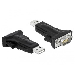 Delock 66286 Adapter USB 2.0 A-típusú csatlakozó - 1 x soros RS-422/485 DB9