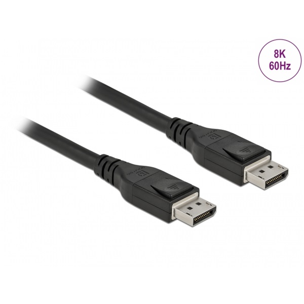 Delock 85504 Aktív DisplayPort kábel 8K 60 Hz 15 m
