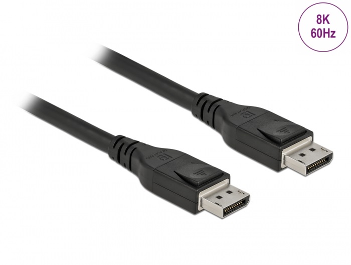 Delock 85504 Aktív DisplayPort kábel 8K 60 Hz 15 m