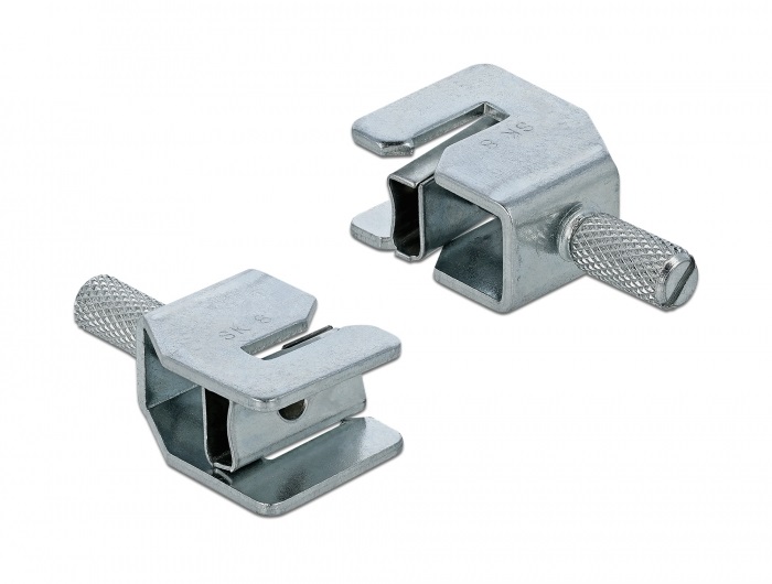 Delock 66448 Árnyékoló kapocs gyűjtősínhez - kábel átmérő 3 - 8 mm