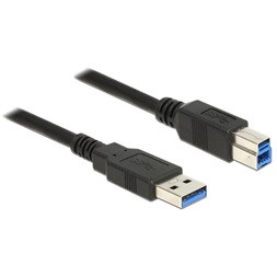 Delock 85065 Cable USB 3.0 Type-A male > USB 3.0 Type-B male 0.5 m black