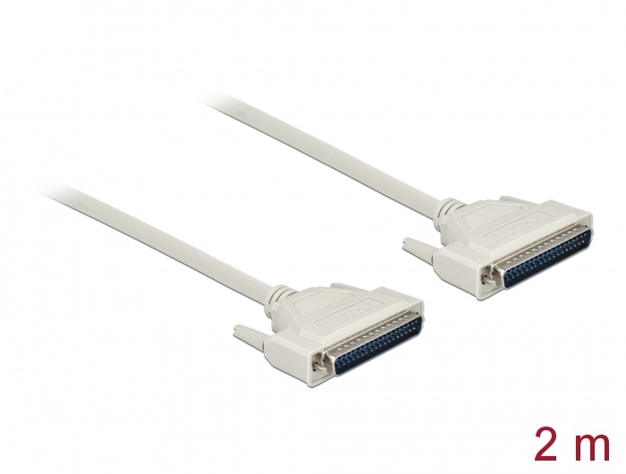 Delock 86879 D-Sub 37-ös soros kábel, dugó-dugó, 2 m