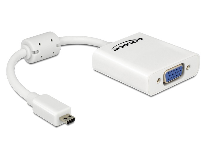 Delock 65347 HDMI-micro D apa > VGA anya adapter