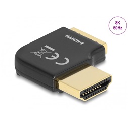 Delock 60015 HDMI adapter apa - anya 90 fok jobbra hajlítva 8K 60 Hz fém