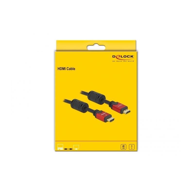 Delock 84334 High Speed HDMI kábel 3.0m apa / apa