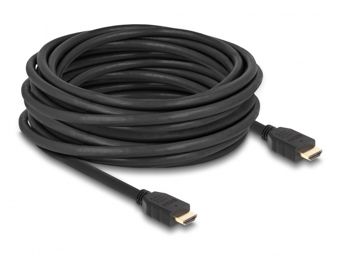 Delock 82006 High Speed HDMI kábel 48 Gbps 8K 60 Hz, fekete 10 m
