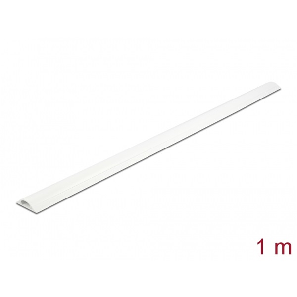 Delock 20704 Kábelcsatorna 30 x 8 mm - hossza 1 m, fehér