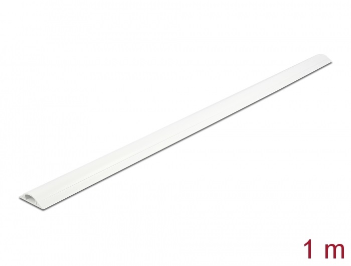 Delock 20704 Kábelcsatorna 30 x 8 mm - hossza 1 m, fehér