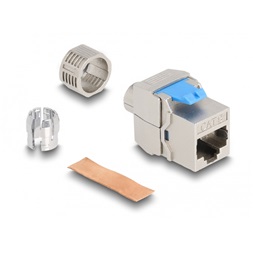 Delock 87059 Keystone Module RJ45 aljzat az LSA Cat.8.1-hez szerszámmentes