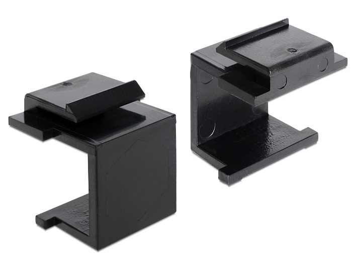 Delock 86321 Keystone fedél, fekete