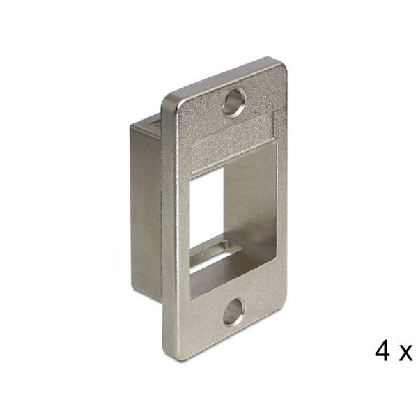 Delock 86413 Keystone modul tartó tokokhoz 4 darab