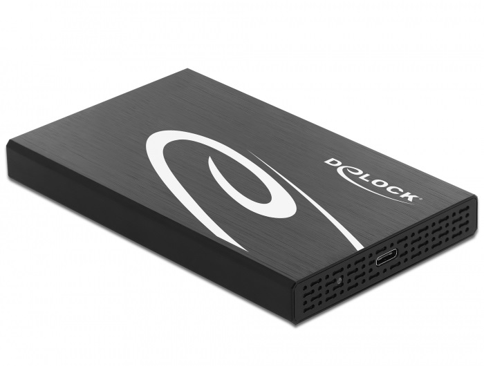 Delock 42611 Külso ház 2.5  SATA HDD / SSD-hez SuperSpeed USB 3.1 Gen 2 10 Gbps