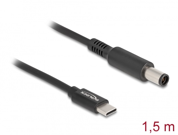 Delock 87975 Laptop töltőkábel USB Type-C  apa - Dell 7,4 x 5,0 mm apa