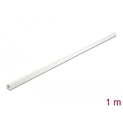 Delock 20717 Mini kábelcsatorna önzáró 10 x 10 mm - hossza 1 m fehér