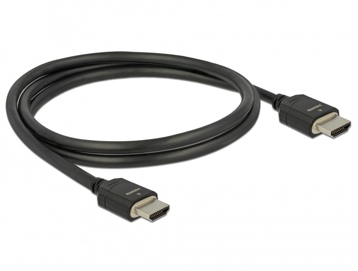 Delock 85293 Nagy sebességű 48Gbps 8K 60Hz 1m HDMI kábel