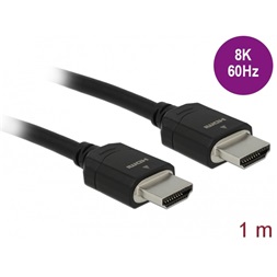 Delock 85293 Nagy sebességű 48Gbps 8K 60Hz 1m HDMI kábel