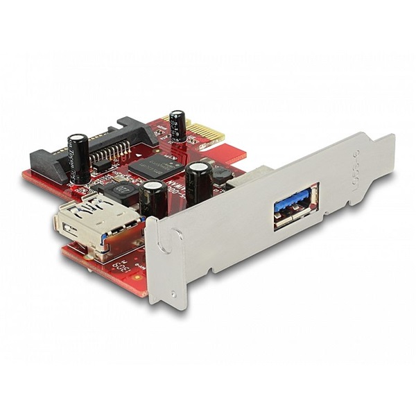Delock 89273 PCI Express Card > 1 x külső 1 x belső USB 3.0