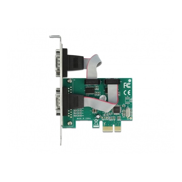 Delock 90007 PCI Express Kártya > 2 x RS-232 soros csatlakozó