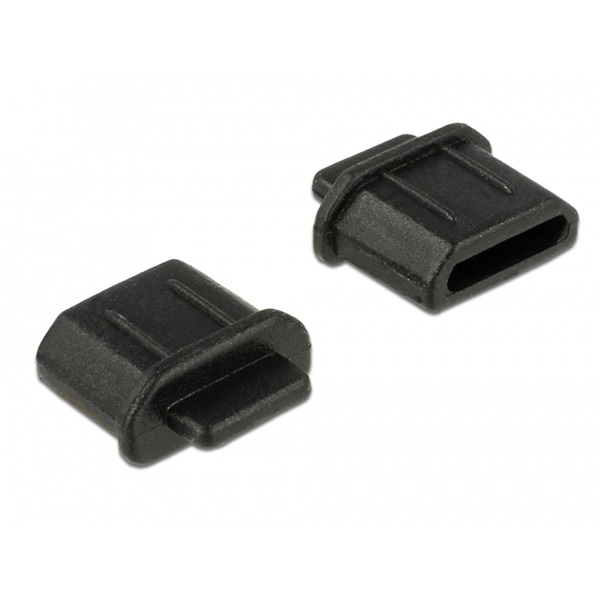 Delock 64031 Porvédő HDMI micro-D típusú kimenethez fogantyúval 10 db fekete