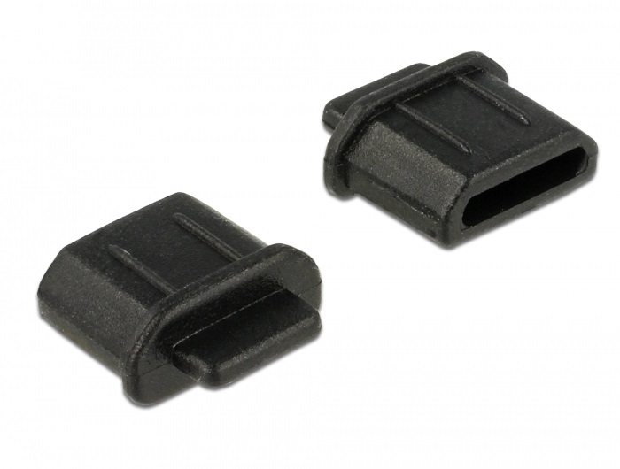 Delock 64031 Porvédő HDMI micro-D típusú kimenethez fogantyúval 10 db fekete