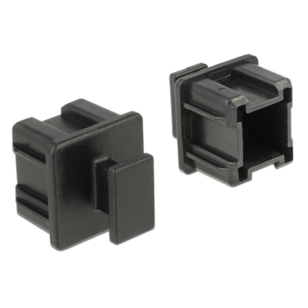 Delock 64012 Porvédő Mini SAS HD SFF 8644 típusú kimenethez fogantyúval 10 db fekete