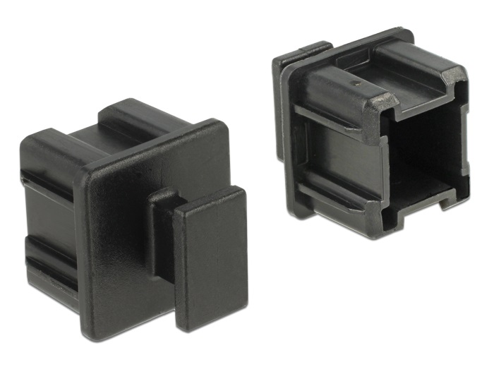 Delock 64012 Porvédő Mini SAS HD SFF 8644 típusú kimenethez fogantyúval 10 db fekete