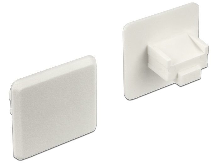 Delock 64019 Porvédo RJ45 kimenethez fogantyú nélkül 10 darab fehér