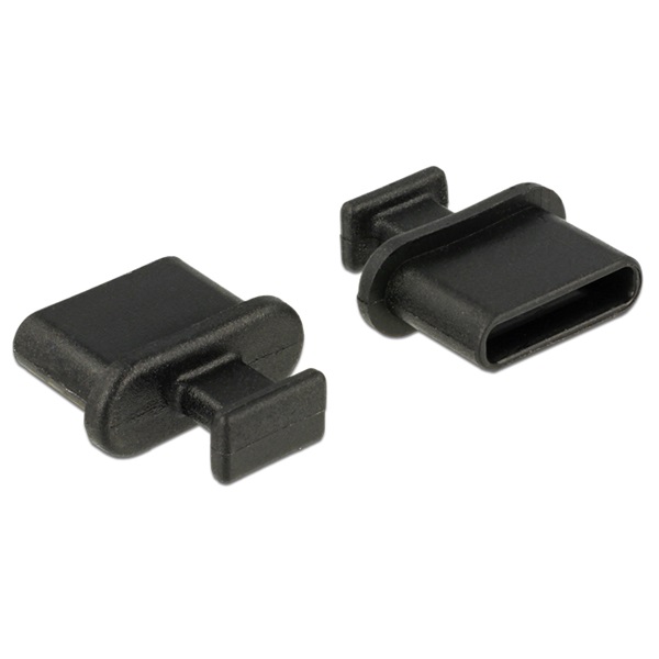 Delock 64013 Porvédo USB-C típusú kimenethez fogantyúval 10 db fekete