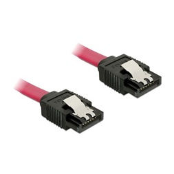 Delock 82675 SATA 3 F/F adatkábel 0.2m piros