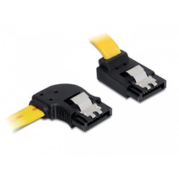 Delock 82837 SATA 6 Gb/s bal / fel kábel, fém, 50 cm