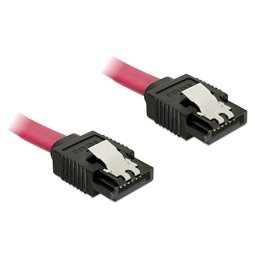 Delock 82676 SATA 6Gbps 30cm piros kábel