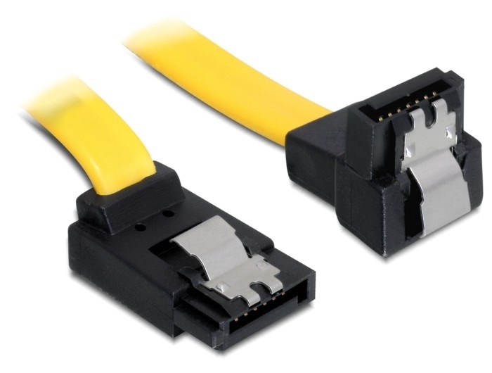 Delock 82821 SATA 6 Gb/s 50 cm kábel, 90°-os