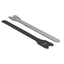 Delock 18264 Tépőzáras kábelkötegelő L 240 mm x B 13 mm 10 darab, fekete