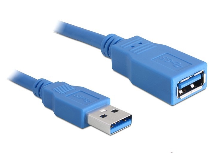 Delock 82539 USB3.0-A (apa/anya), 2 méteres hosszabbító kábel