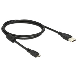 Delock 82299 USB2.0–A apa -  Micro-B USB  apa kábel, 1m