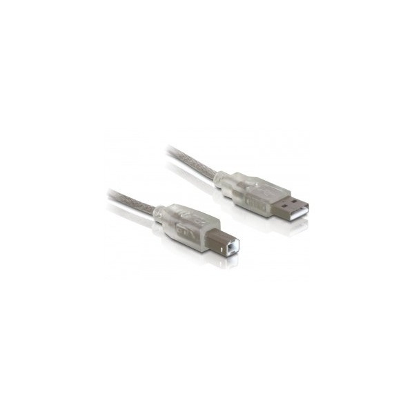 Delock 82057 USB2.0–A apa - USB 2.0-B apa kábel, 0,5m