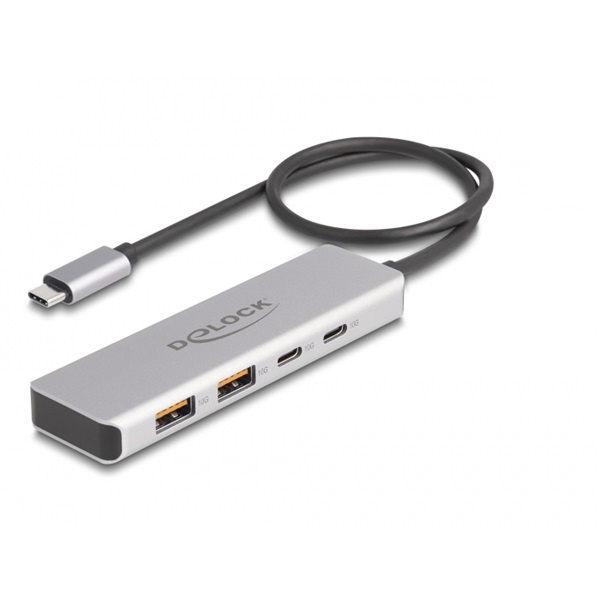 Delock 64230 2xType-C/2xUSB 10Gbps Type-C HUB